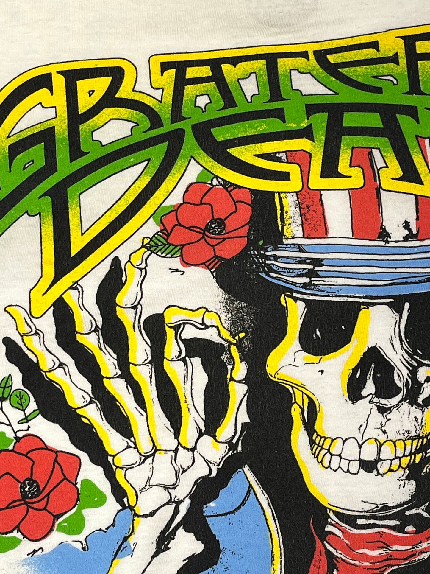 Vintage Grateful Dead T-Shirt Band Tee Dead Head Skull
