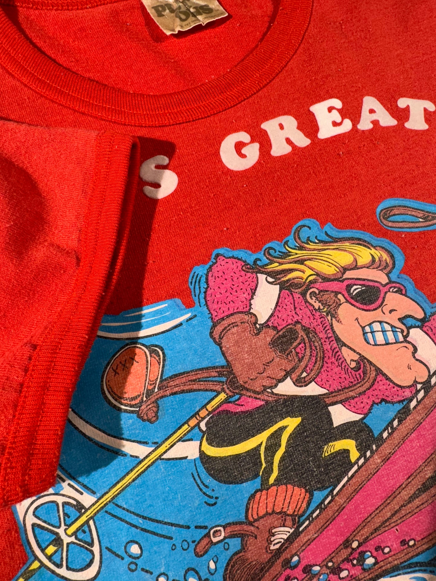 Vintage Worlds Greatest Timing T-Shirt Ski Tee