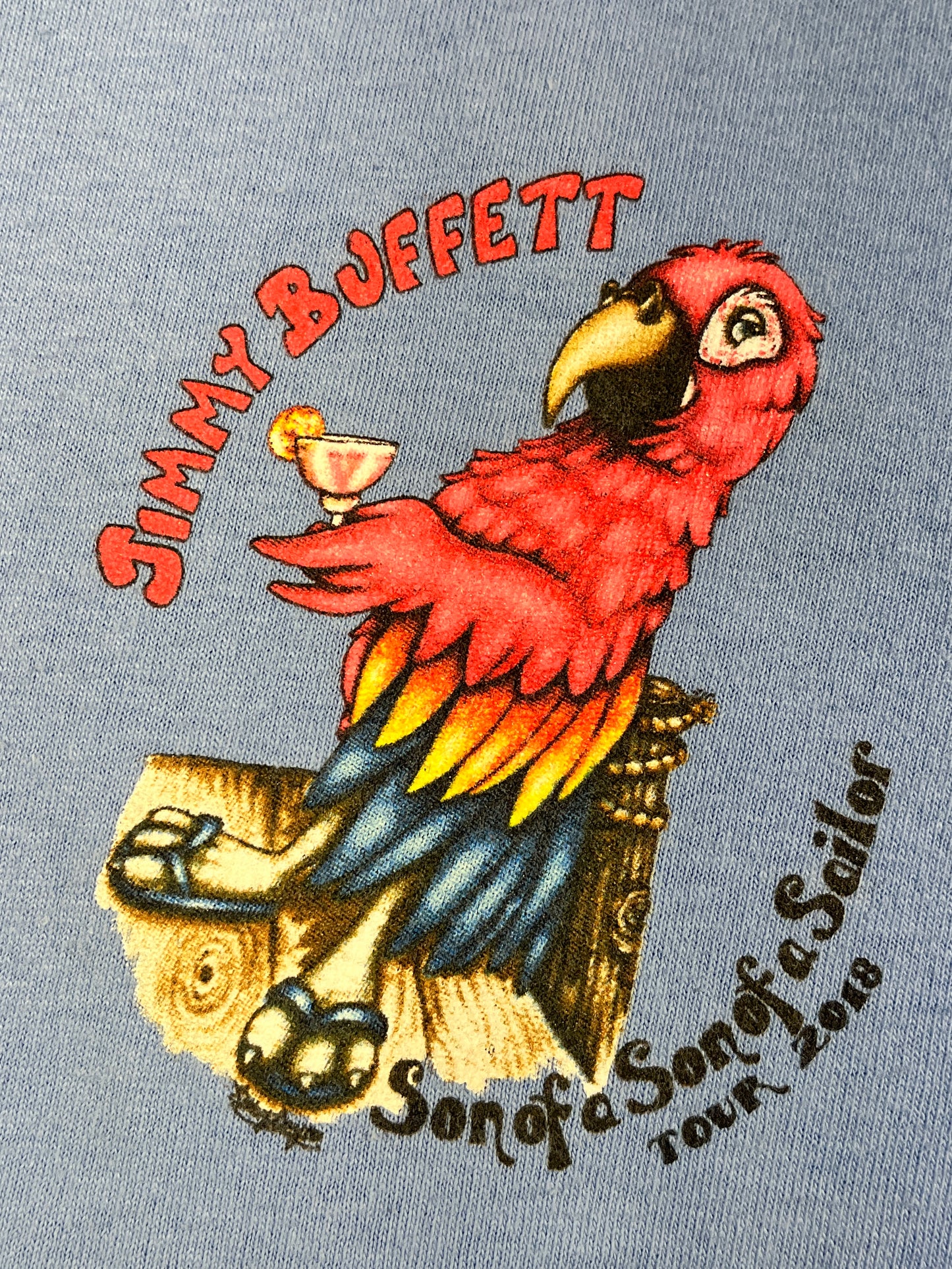 Vintage Jimmy Buffett T-Shirt Tour Coral Reefer Band