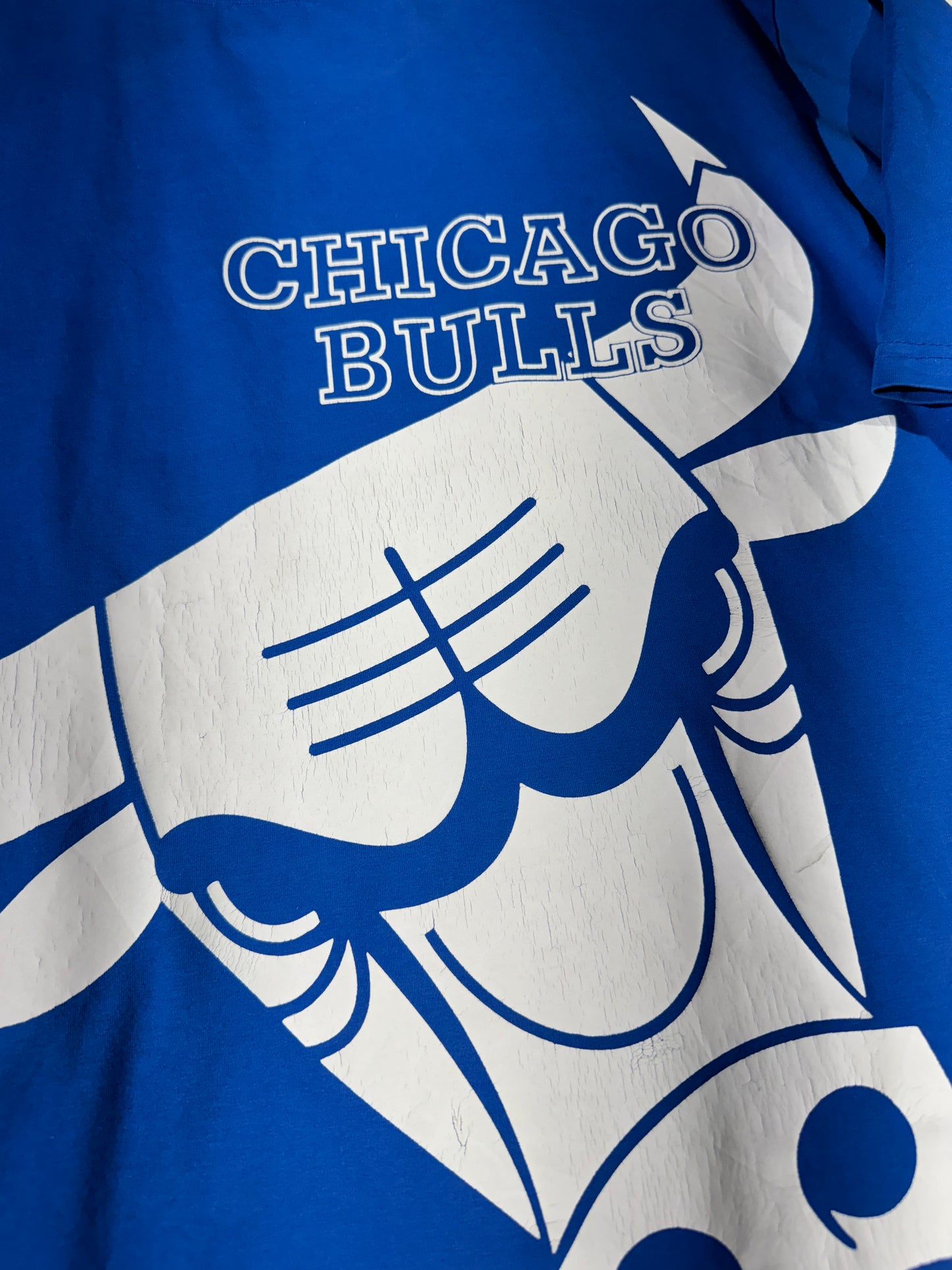 Vintage Chicago Bulls T-Shirt Blue Adidas NBA