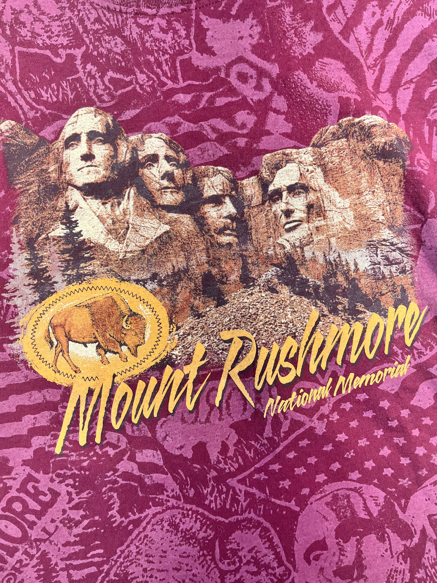 Vintage Mount Rushmore T-Shirt Presidents Memorial Dakota