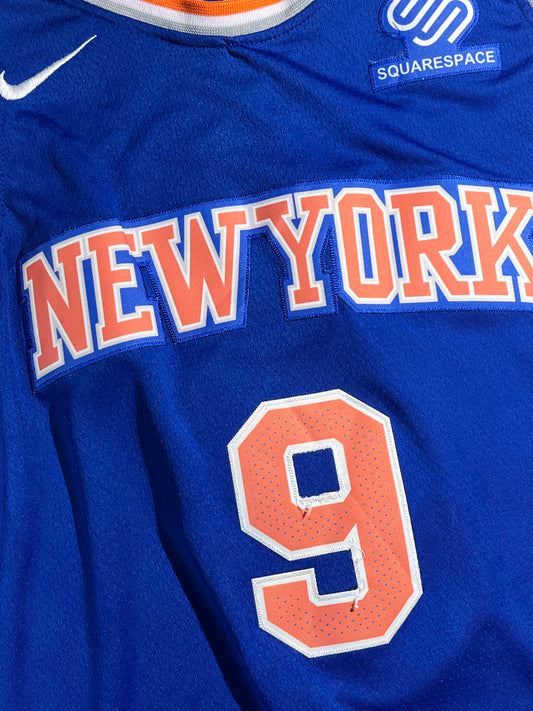 Vintage New York Knicks Jersey #9 Barrett NBA Basketball