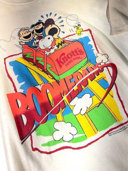 Vintage Peanuts T-Shirt Knotts Berry Farm