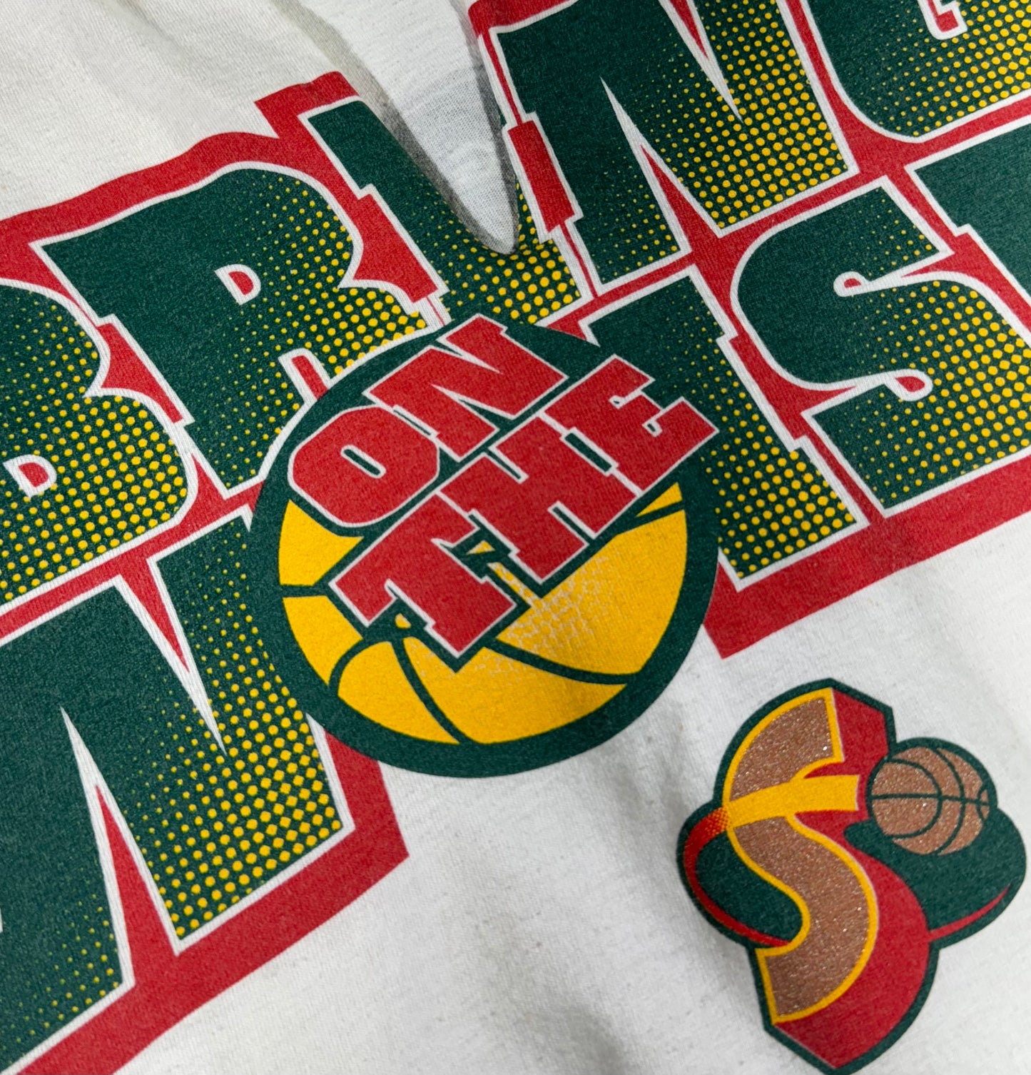 Vintage Seattle Supersonics T-Shirt NBA Bring The Noise