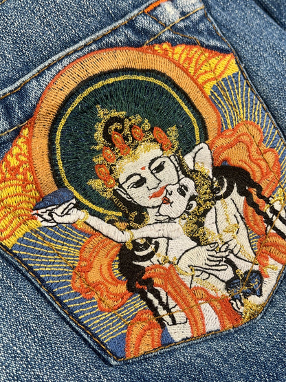 Vintage True Religion Jeans Denim Pants BOBBY USA Made FLARE