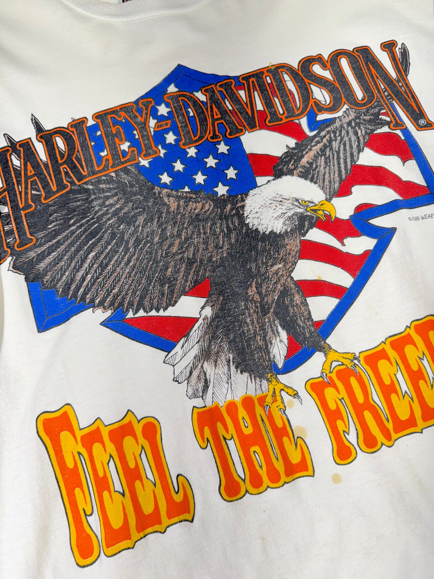 Vintage Harley Davidson T-Shirt Feel The Freedom