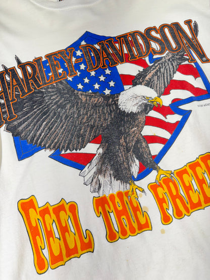 Vintage Harley Davidson T-Shirt Feel The Freedom