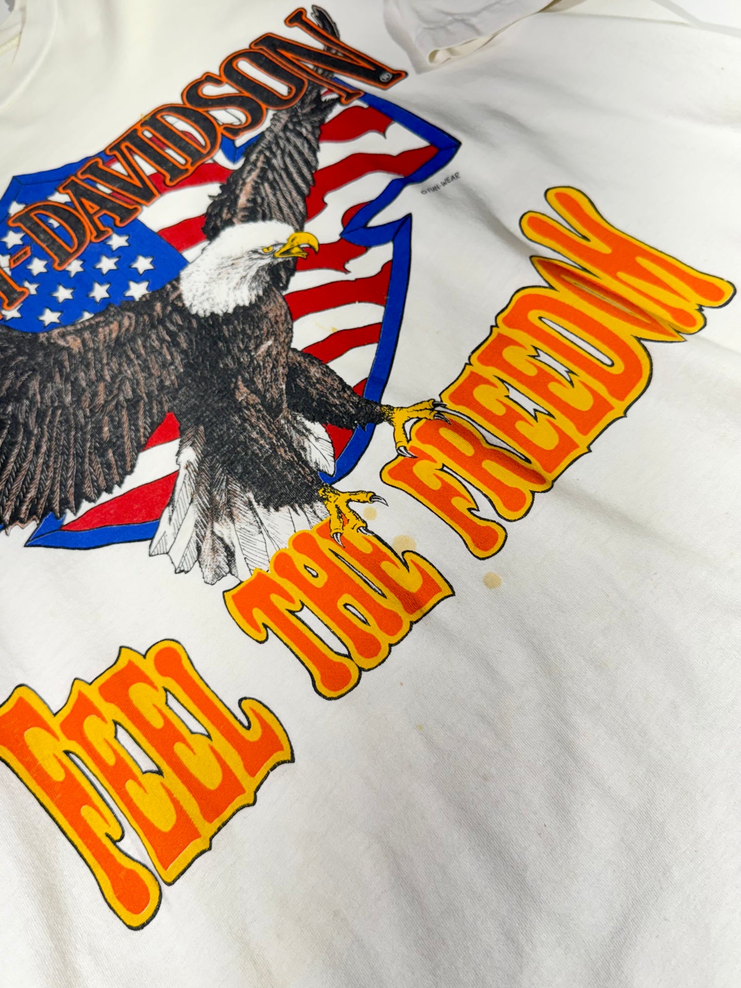 Vintage Harley Davidson T-Shirt Feel The Freedom