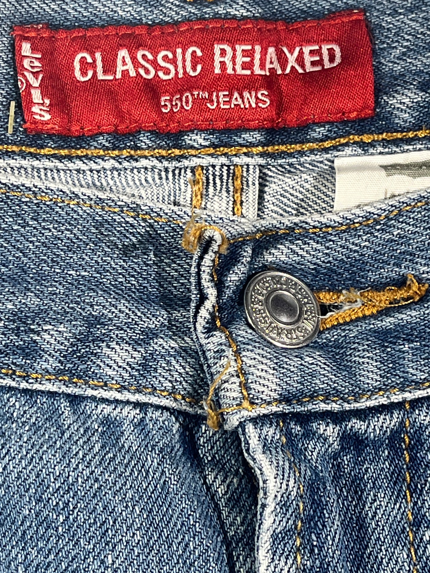 Vintage Levis Jeans 550 Denim Pants Classic Relaxed