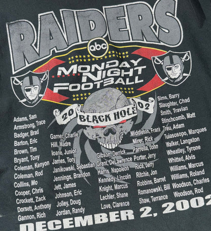 Vintage Raiders T-Shirt NFL Monday Night Football