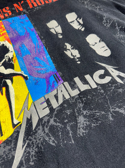 Vintage Metallica & Guns N Roses T-Shirt Tour 1992 EPIC RARE Original Brockum Tag