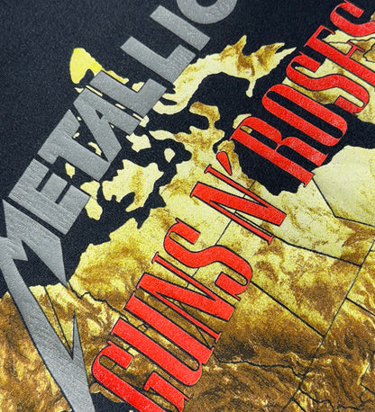 Vintage Metallica & Guns N Roses T-Shirt Tour 1992 EPIC RARE Original Brockum Tag