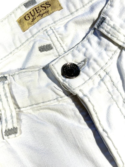 Vintage Guess Jeans White Denim