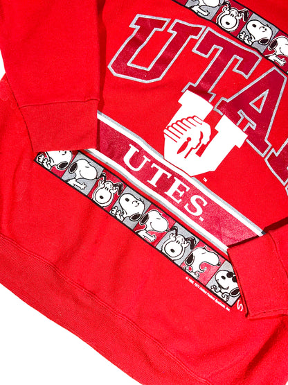 Vintage Utah Crewneck Snoopy Utes Peanuts