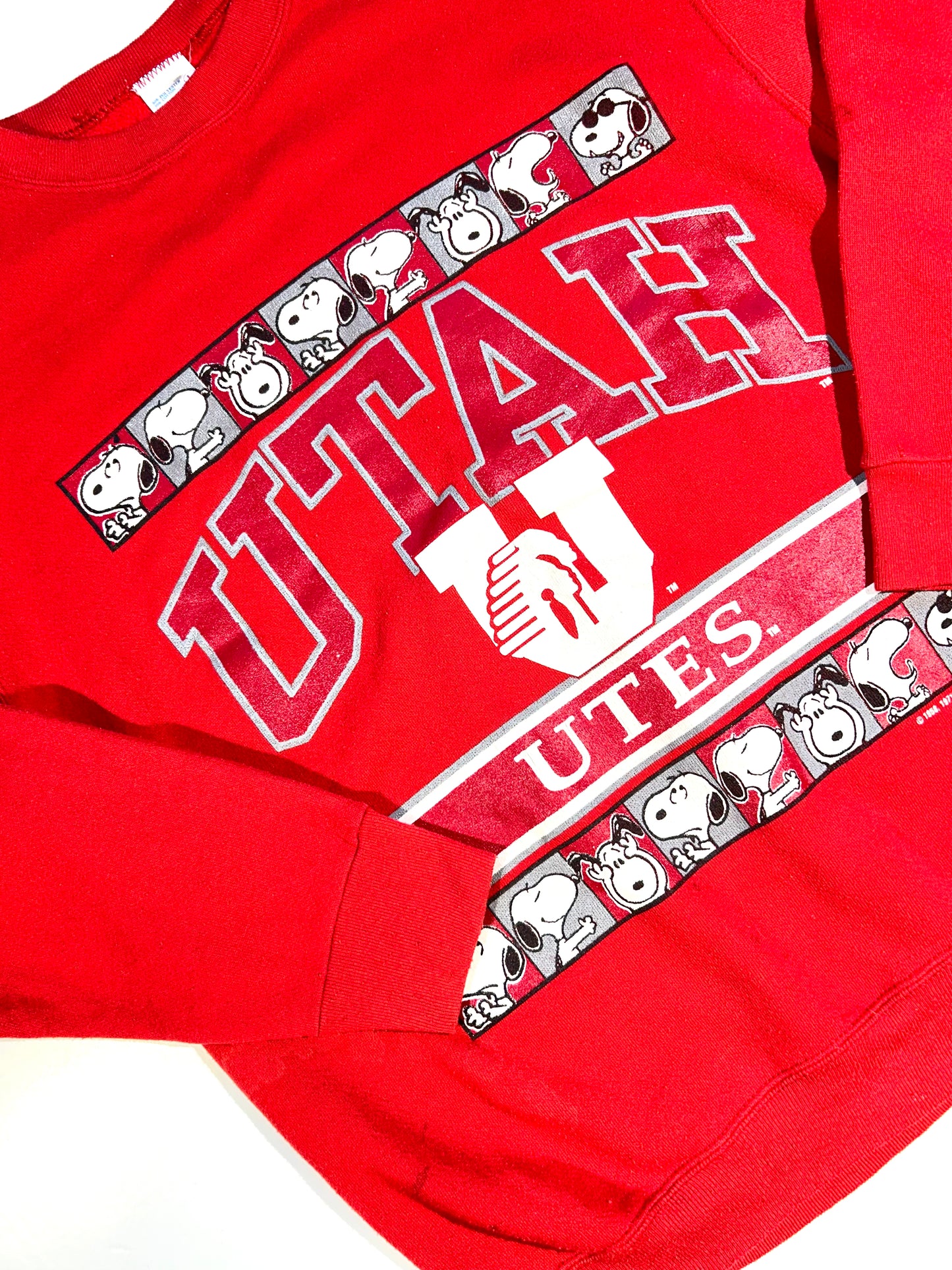 Vintage Utah Crewneck Snoopy Utes Peanuts