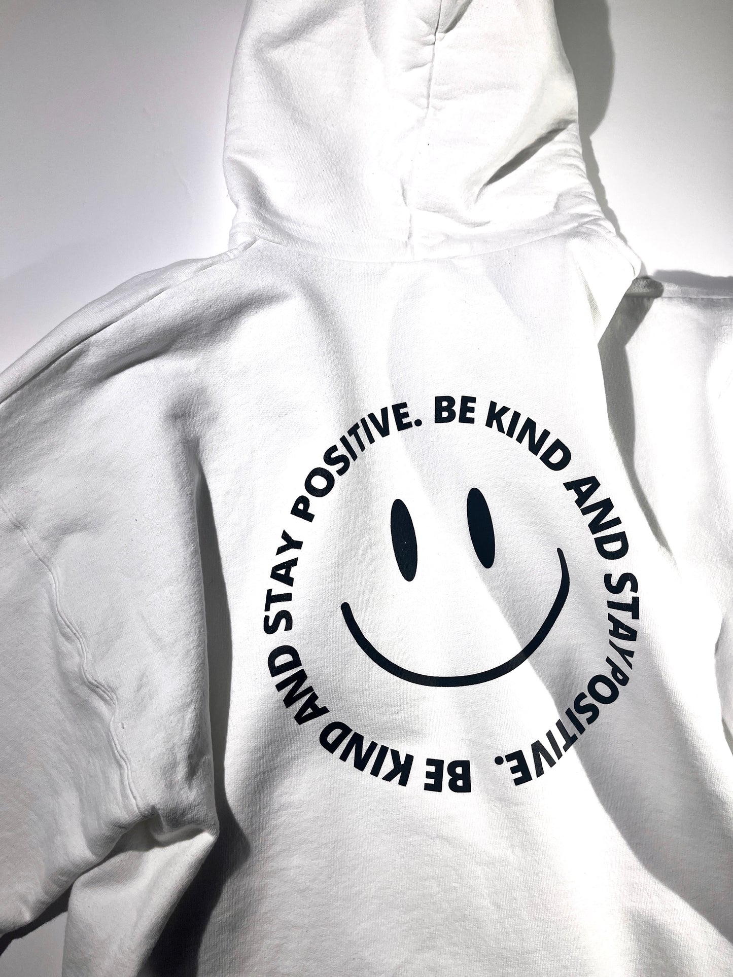 Vintage Be Kind Hoodie Smiley Face Be Positive