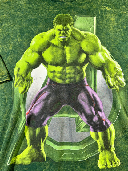 Vintage The Hulk T-Shirt Acid Wash Avengers