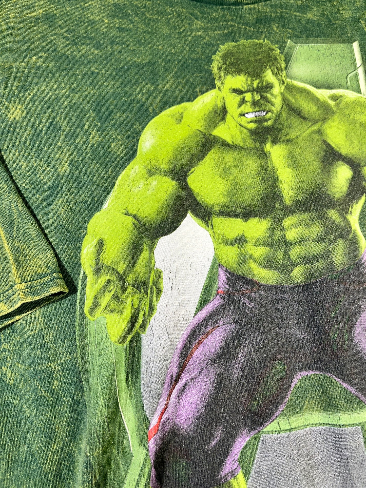 Vintage The Hulk T-Shirt Acid Wash Avengers