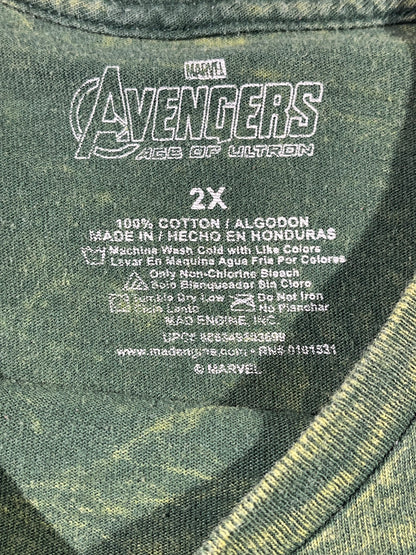 Vintage The Hulk T-Shirt Acid Wash Avengers