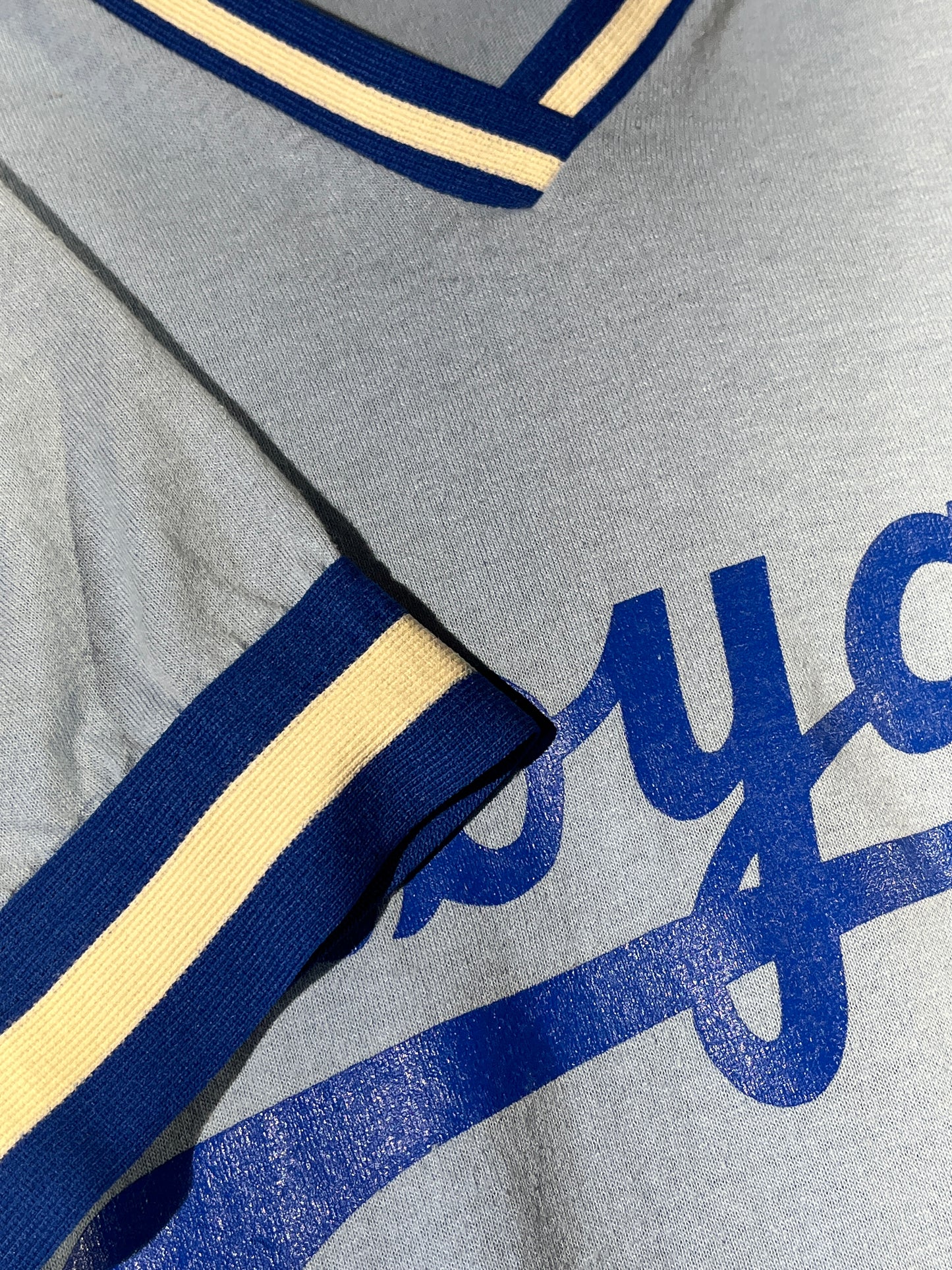 Vintage Royals Jersey Top T-Shirt Baseball Cut Kansas City MLB USA Made