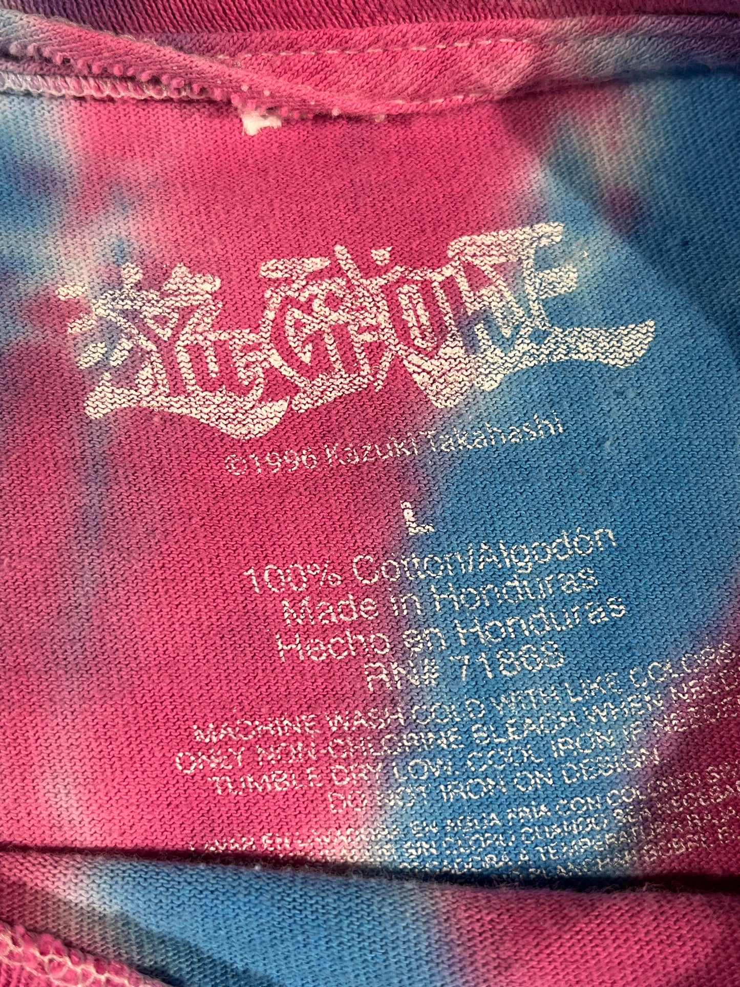 Vintage Yugioh T-Shirt Tie Dye 1996