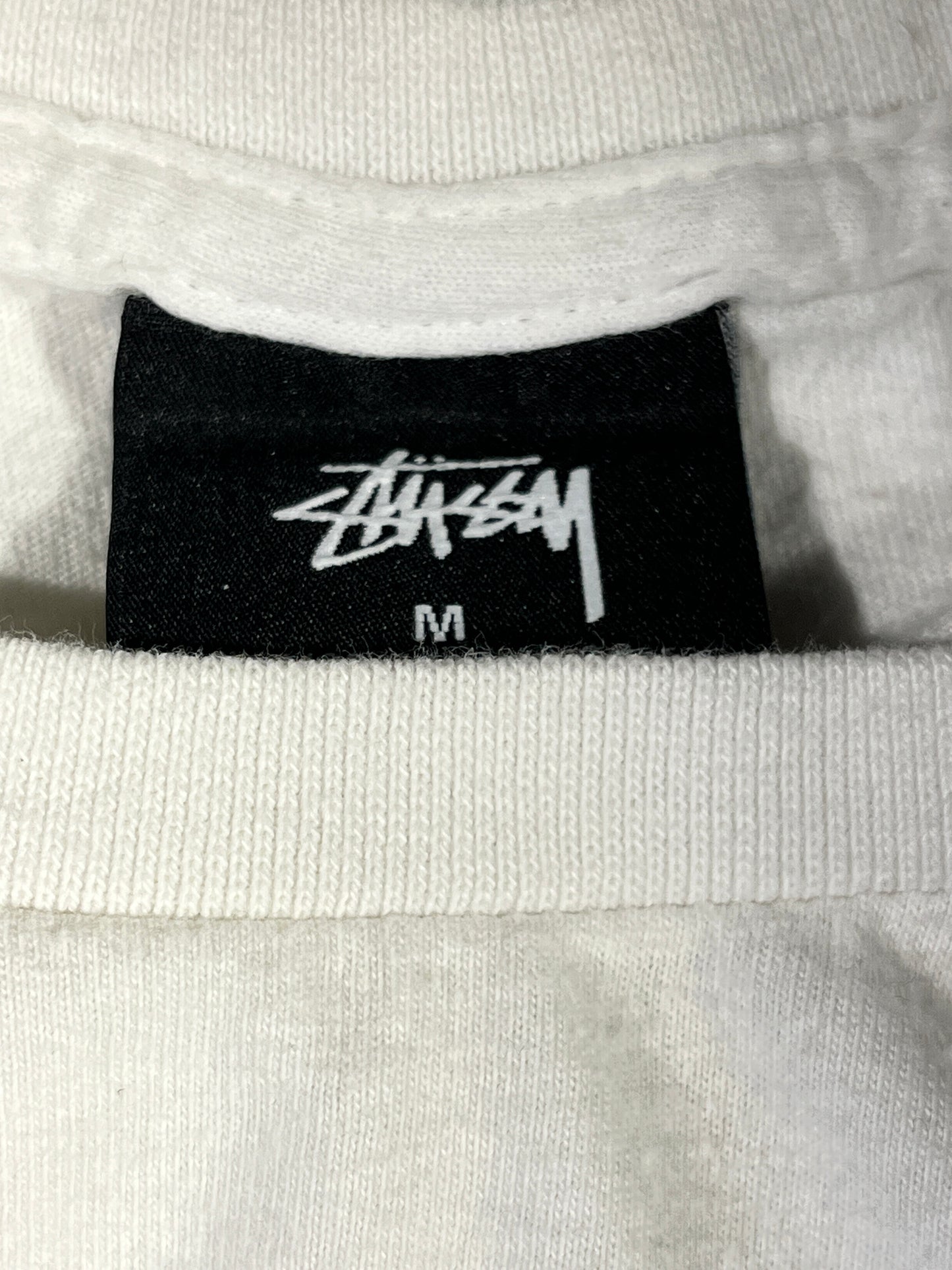 Vintage Stussy T-Shirt Big Logo Front & Backside