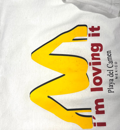 Vintage I'm Loving It T-Shirt McDonald's Funny Slogan