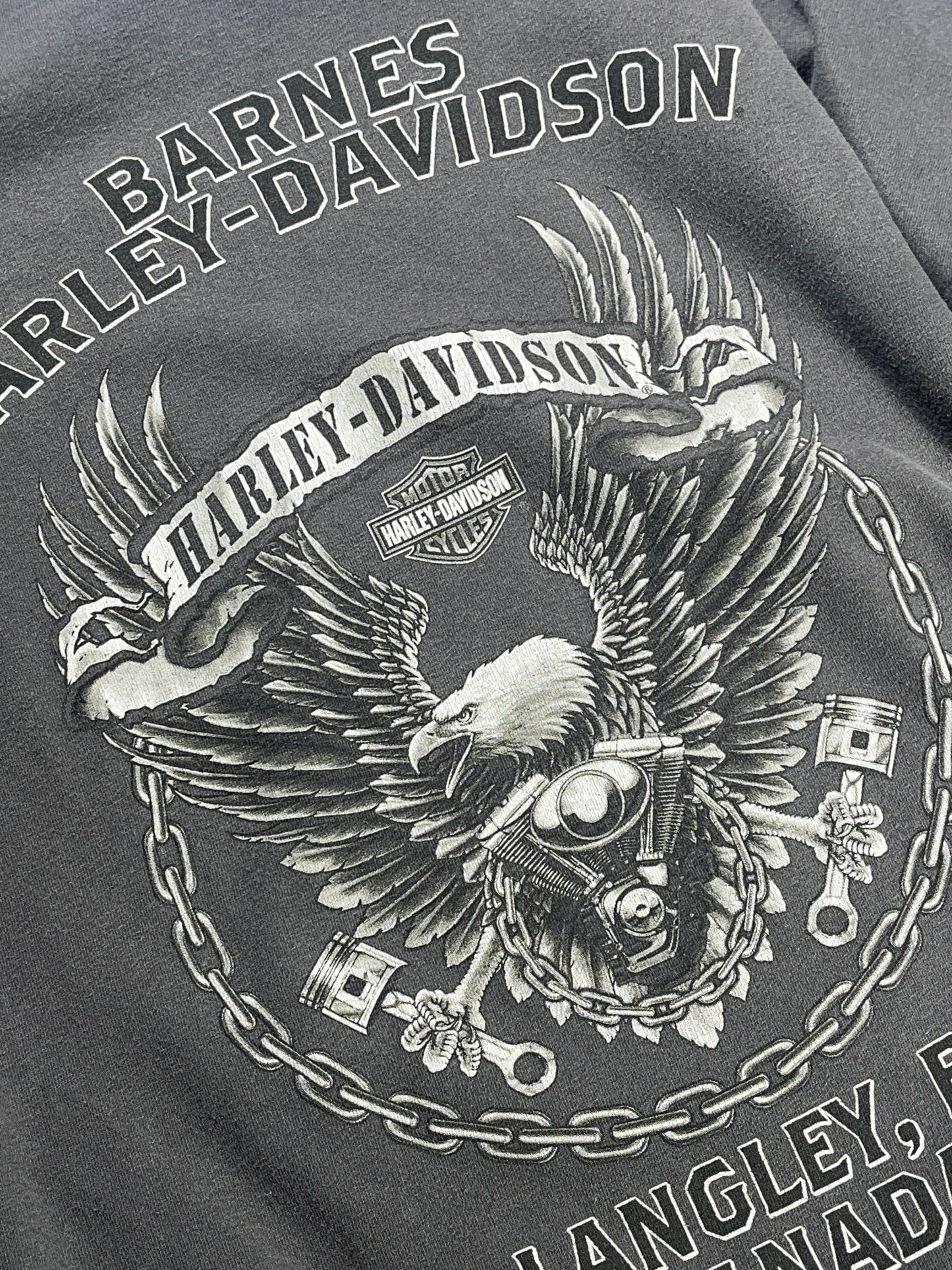 Vintage Harley Davidson T-Shirt Langley