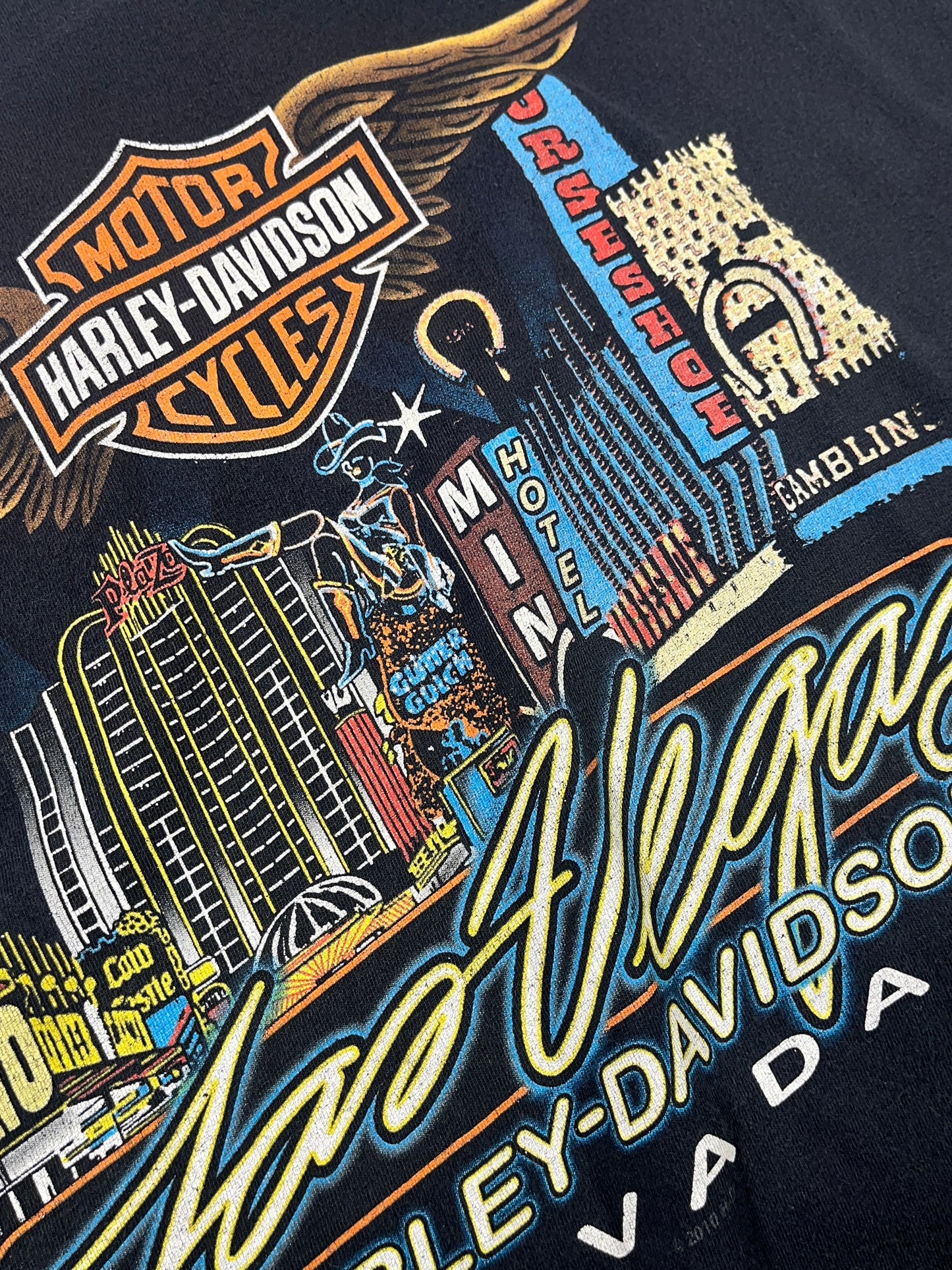 Vintage Harley Davidson T-Shirt Las Vegas Nevada