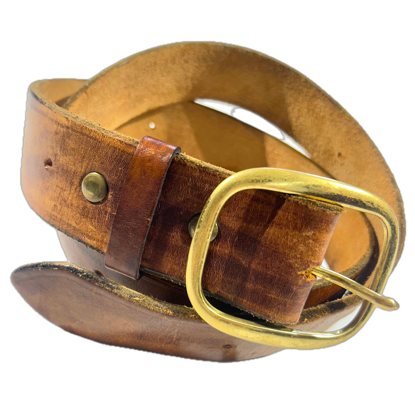 Vintage Leather Belt Thick