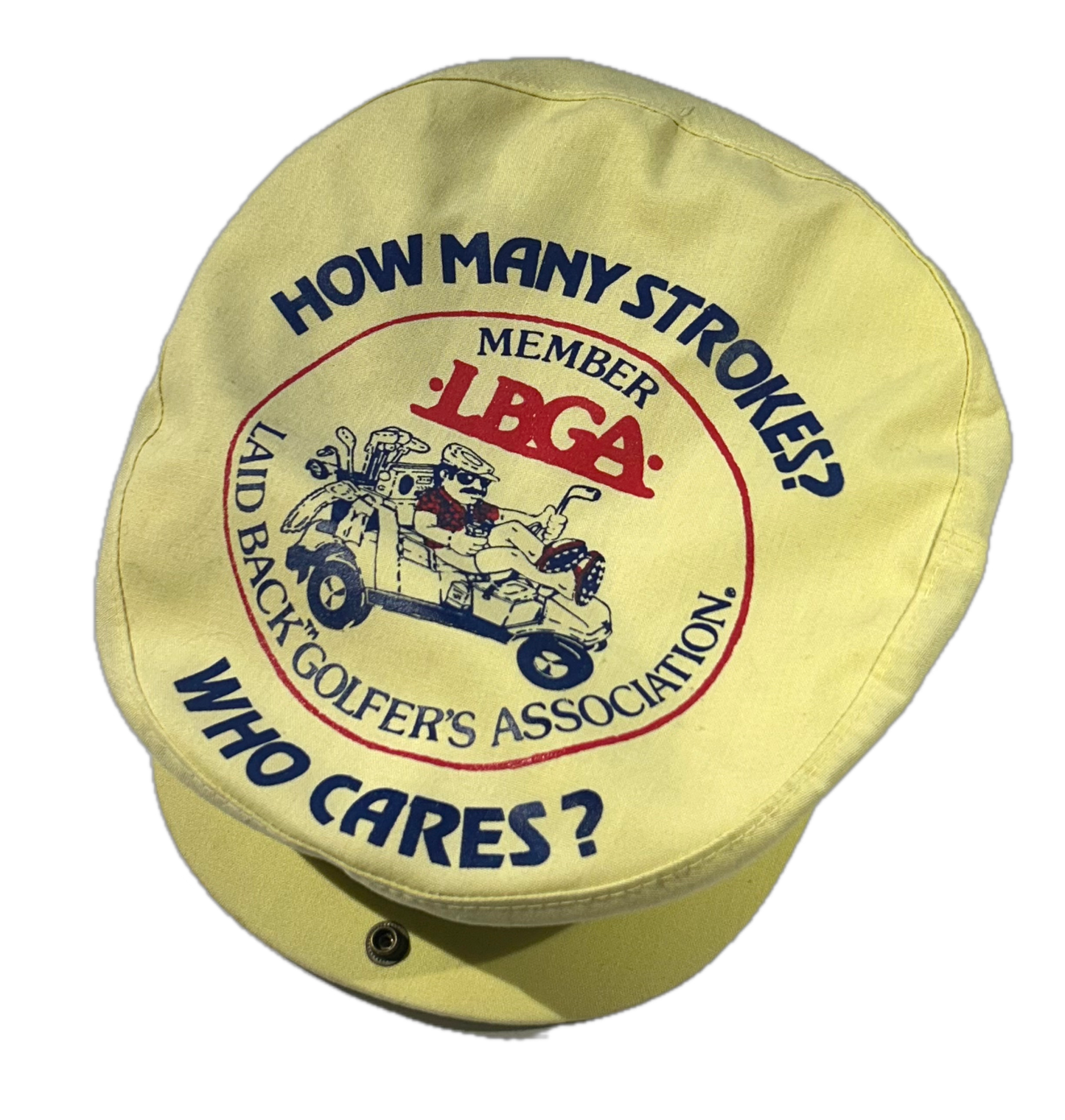 Vintage Golf Hat Laid Back Golfers Association LBGA Funny