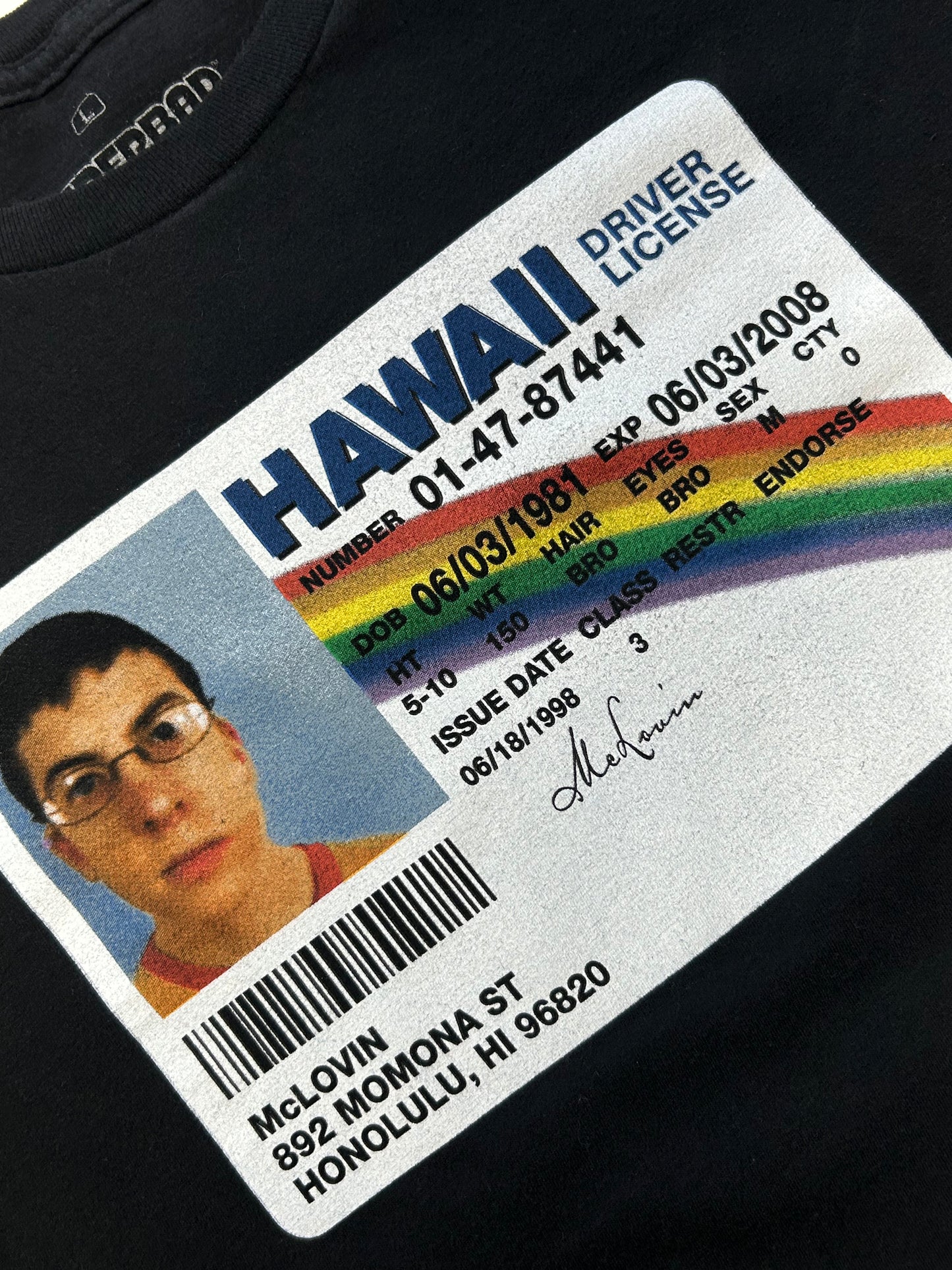 Vintage Mclovin T-Shirt Superbad Movie Funny