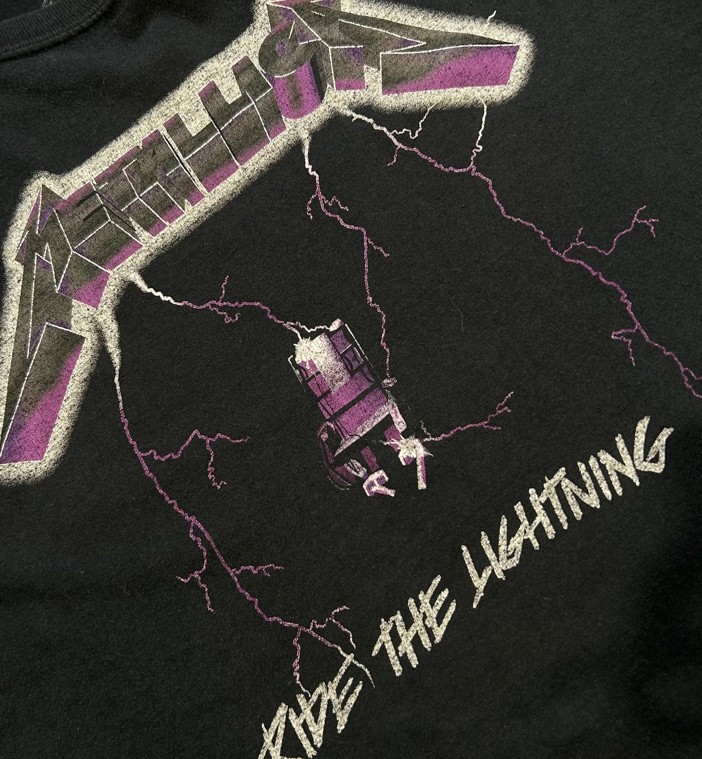 Vintage Metallica T-Shirt Ride The Lightning