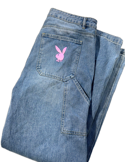 Vintage Playboy Jeans Light Blue Denim