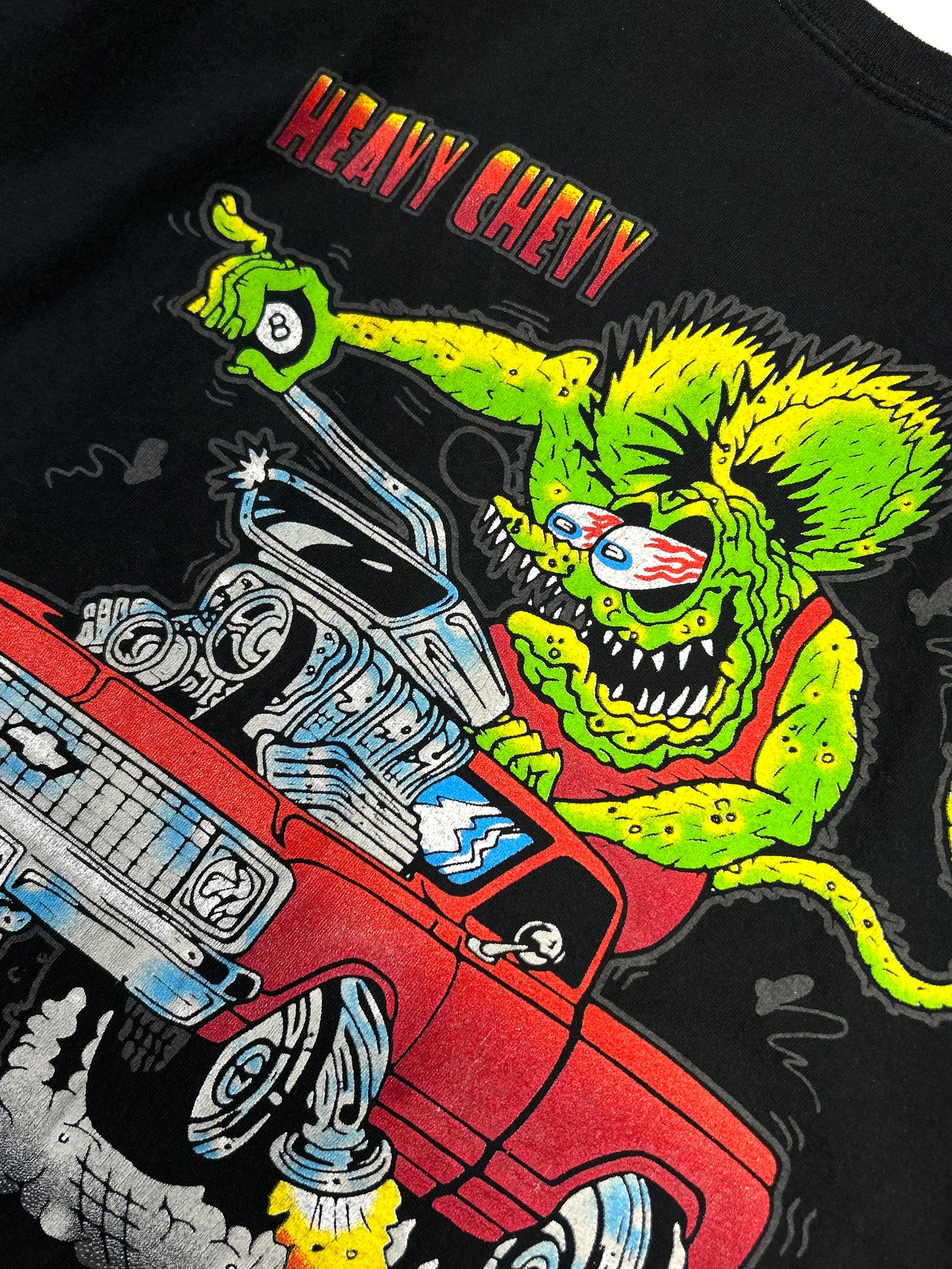 Vintage Rat Fink T-Shirt Big Back Graphic