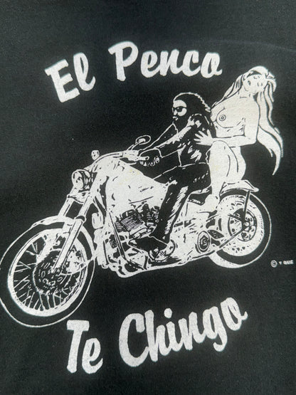 Vintage El Penco Motorcycle Long Sleeve Shirt Top Daves Cycles
