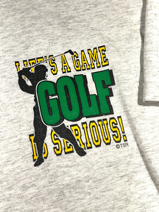 Vintage Golf T-Shirt Lifes A Game Golf Is Serious