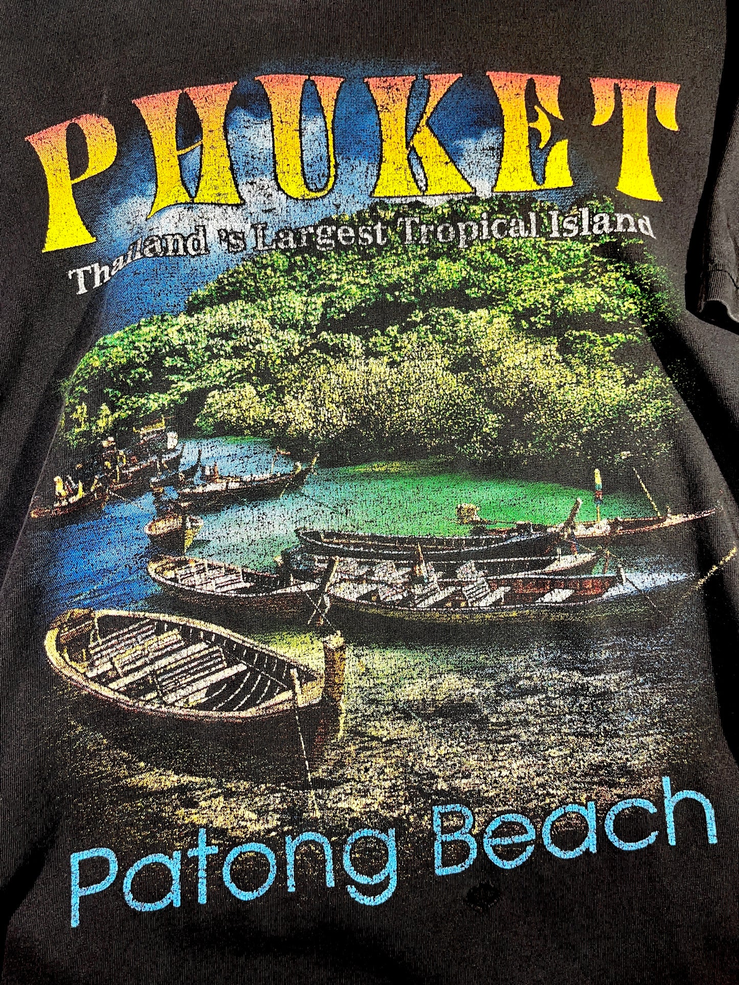 Vintage Phuket T-Shirt Thailand Soft Distressed Patong Beach