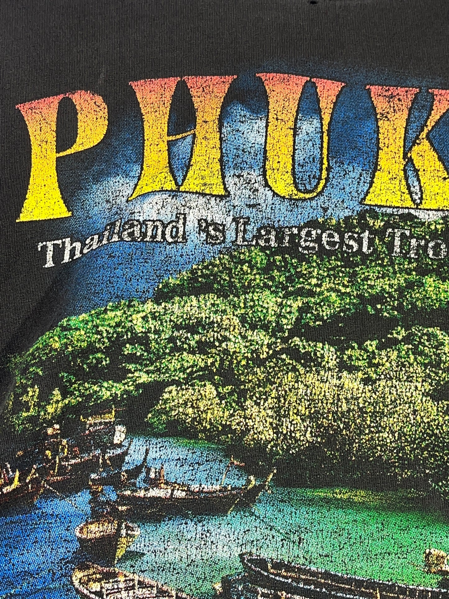 Vintage Phuket T-Shirt Thailand Soft Distressed Patong Beach