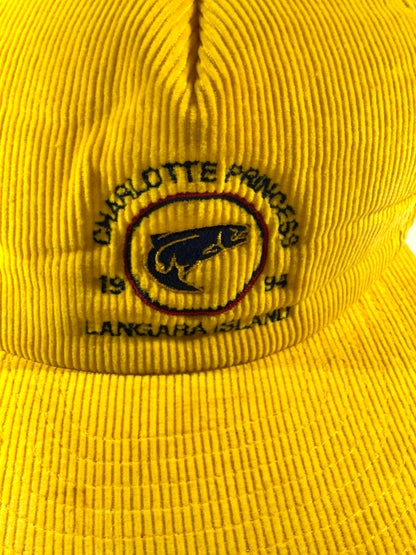 Vintage Hat Corduroy Charlotte Princess 1994 Langara Island