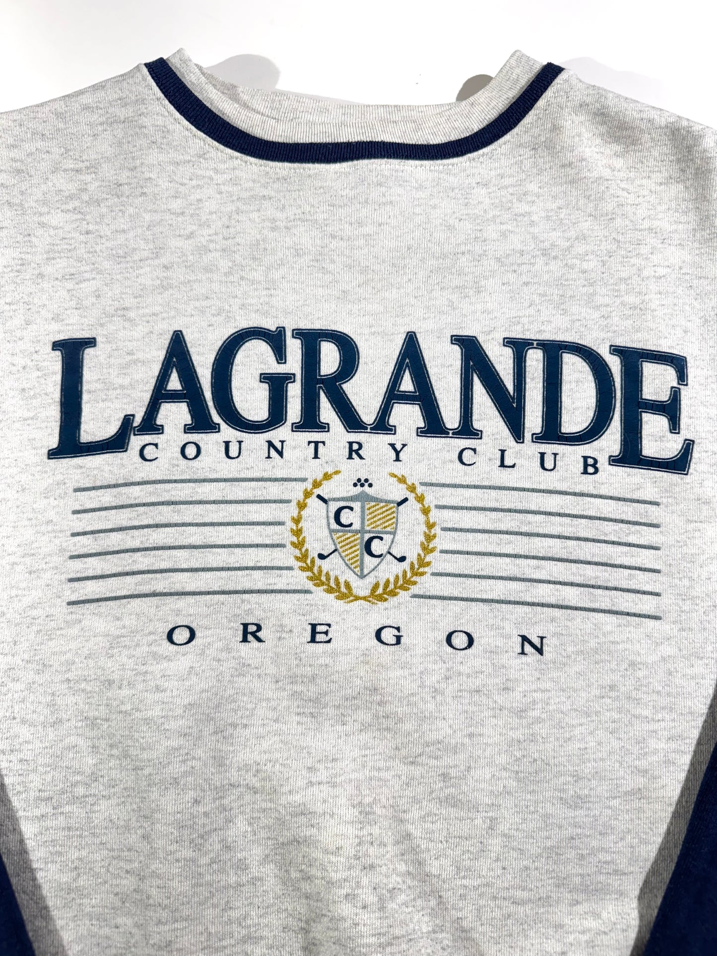 Vintage La Grande Crewneck Country Club USA Made