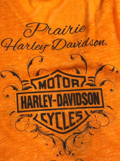 Vintage Harley Davidson T-Shirt Rhinestone Bedazzled Epic Very Thin