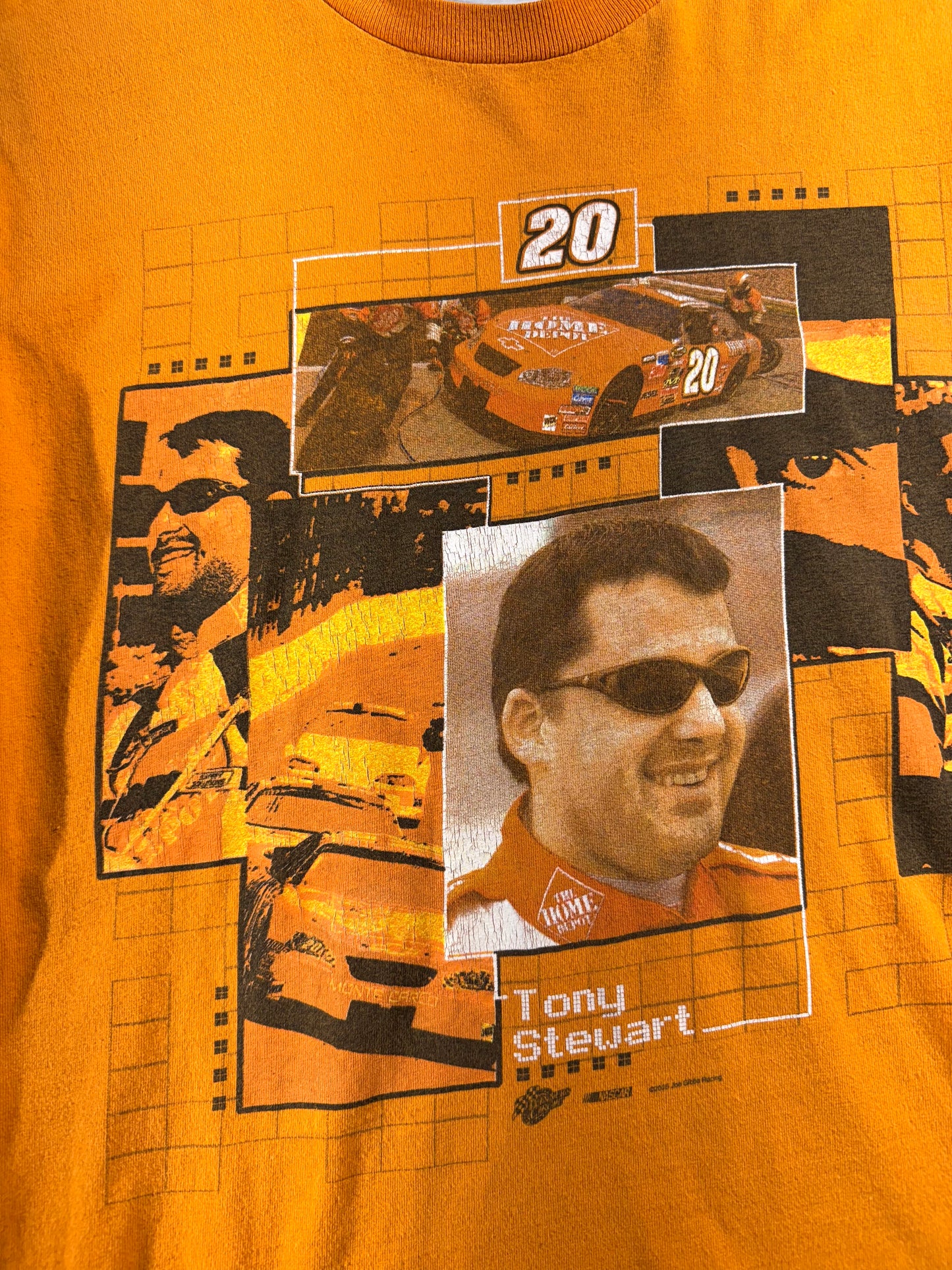 Vintage Tony Stewart T-Shirt NASCAR Winners Circle 2005