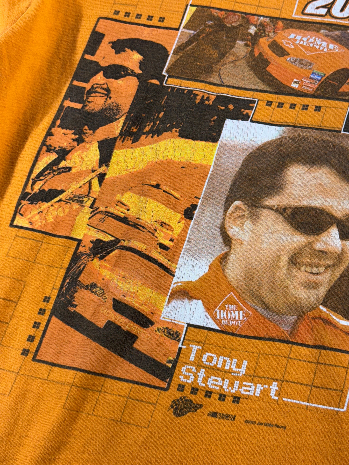 Vintage Tony Stewart T-Shirt NASCAR Winners Circle 2005