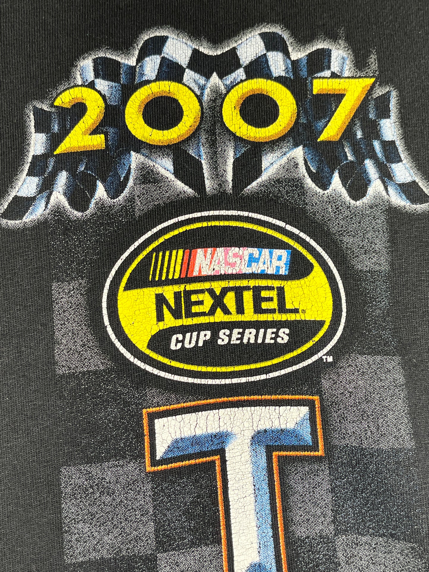 Vintage Car T-Shirt Nascar Nextel Cup 2007 Tour