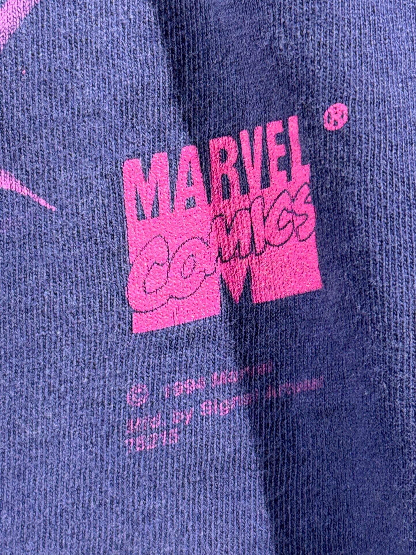 Vintage Marvel Gambit T-Shirt USA Made Single Stitch VERY RARE