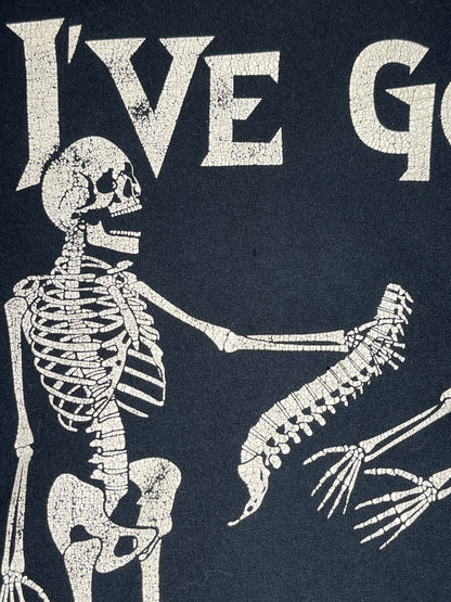 Vintage I've Got Your Back T-Shirt Skeleton Glow In The Dark