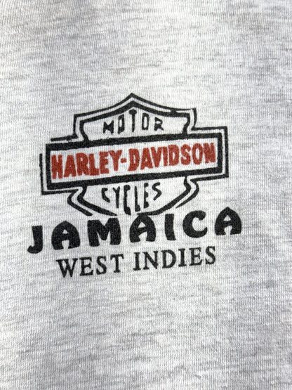 Vintage Harley Davidson Jamaica T-Shirt Big Eagle Biker Bootleg