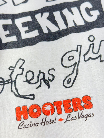 Vintage Hooters T-Shirt Bad Boy SEEKING Hooters Girl