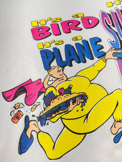 Vintage Super Dad T-Shirt It's A Bird It's A Plane 90's Fun